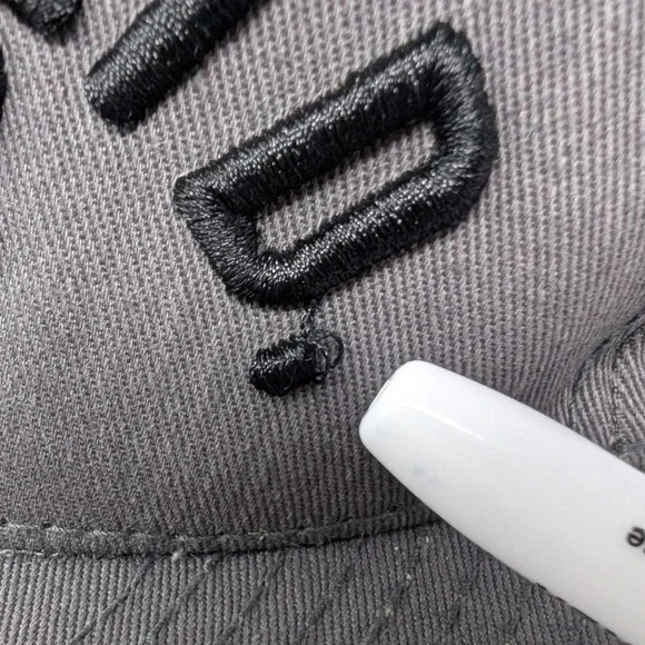 Ecko Unltd Gray Flat Brim Snapback Hat Y2K Vintage Rhino Logo 1972 - Picture 8 of 16